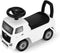 Loopauto - vrachtwagen - opbergruimte - 19,5 x 49 x 20 cm - wit