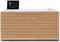 Pure Evoke Home - Wood Edition, alles-in-één muzieksysteem in Cotton White met kersenhouten rooster