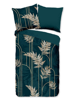 Pure Luxury Dekbedovertrek Malak Vine - Microvezel - Groen 140x220cm