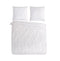 Pure Luxury Dekbedovertrek Pompon - Microvezel - Wit 240x220cm