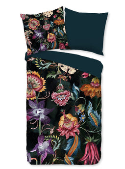 Pure Luxury Dekbedovertrek Quashi Flowers - Microvezel - Multi 140x220cm