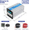 Pure sinus omvormer - 3000 W DC 12 V naar AC 230 V