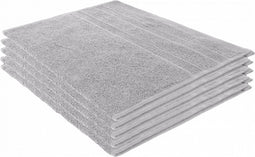 Pure4u Luxe Hotel Gastendoek - Grijs - 5 stuks - 30x50cm - 550 g/m2