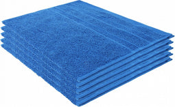 Pure4u Luxe Hotel Gastendoek - Jeans blauw - 5 stuks - 30x50cm - 550 g/m2