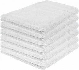 Pure4u Luxe Hotel Handdoek - Wit - 6 stuks - 50x100cm - 550 g/m2