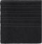 Pure4u Luxe Hotel Handdoek - Zwart - 3 stuks - 70x140cm - 550 g/m2