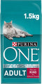 Purina One Adult - Rund Volkoren Granen - Kattenvoer - 1.5 kg