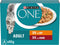 Purina ONE Fijne Malse Reepjes in Saus Kip - Rund 8 x 85 gr