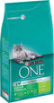 PURINA® ONE Indoor Rijk aan Kalkoen & Volkoren Granen brokjes 1,5 kg