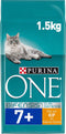 Purina ONE Senior - Kip/Volkoren Granen - Kattenvoer - 1,5 kg