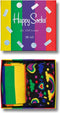Happy Socks - Pride Giftbox - 2-pack met kleurrijke sokken - zwart/oranje/groen/geel/paar