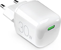 PURO PUFCMTCUSBC30WGWHI oplader voor mobiele apparatuur Laptop, Smartphone, Tablet Wit AC Snel opladen Binnen