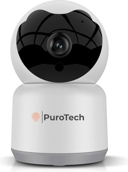 PuroTech® 4K Pro Beveiligingscamera binnen - Huisdiercamera met app - Petcam - Hondencamera - Met WiFi APP - Volgt beweging en geluidsdetectie - Indoor Camera - Wit