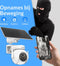 PuroTech IP Beveilingscamera - Buitencamera met Nachtzicht - Buitencamera Met Zonnepaneel - Solar - Op Zonne Energie - Draadloos - Draaibaar en kantelbaar - Wifi Smart Waterproof IP66 - 1080P HD - Nachtzicht - Met Recorder - Dome IP Camera