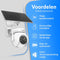 PuroTech IP Beveilingscamera - Buitencamera met Nachtzicht - Buitencamera Met Zonnepaneel - Solar - Op Zonne Energie - Draadloos - Draaibaar en kantelbaar - Wifi Smart Waterproof IP66 - 1080P HD - Nachtzicht - Met Recorder - Dome IP Camera
