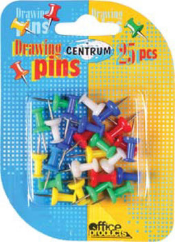 PUSH PIN 25 OP KAART 80822