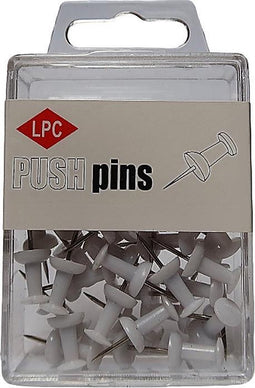 Push pins LPC 40stuks wit