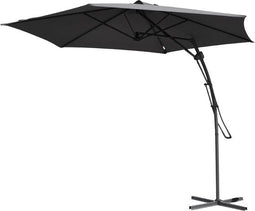 Push-up zweefparasol - Ø 300 cm - Antraciet