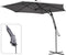 Push-up zweefparasol - Ø300cm - grijs