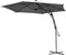 Push-up zweefparasol - Ø300cm - grijs