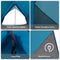 vidaXL - Camping - Tent - A-Frame - 3-Persoon - Blauwe - Waterdicht