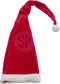 Kerstman muts - Lange Kerstmuts - Verkleedhoofddeksel - Extra Lang 125cm - Rood Wit