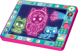 Gabby's Dollhouse - Glow Pad - Draagbaar tekenbord met 8 knipperende lichten - Glowpad