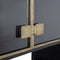 BePureHome Pack Vitrinekast - Metaal - Antique Brass- 190x110x38
