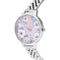 Olivia Burton Groovy Blooms Rosegold & Silver Bracelet - Dameshorloge - OB16AN05 - RVS horlogeband - Zilver - Rosegoud - 34 MM