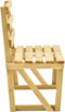 vidaXL - Tuinbank - 120 - cm - geïmpregneerd - grenenhout