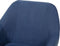 LOKEN - Fauteuil - Blauw - Polyester