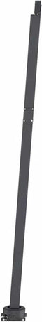 vidaXL - Luifel - handmatig - uittrekbaar - met - LED - 350x250 - cm - antracietkleur