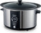 MOA Slowcooker 6,5L - Digitale Timer - 3 Warmtestanden - RVS