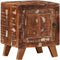 vidaXL - Nachtkastje - 2 - st - 40x32x46 - cm - massief - gerecycled - hout