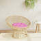 vidaXL - Zitkussen - rond - Ø - 60x11 - cm - oxford - stof - roze
