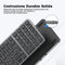 Bluetooth-Toetsenbord, Draadloos en Oplaadbaar, Compact PC-Toetsenbord Voor Meerdere Apparaten Met S