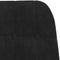 vidaXL Relaxfauteuil - Fluweel - Zwart - 70 x 77 x 94 cm (B x D x H)