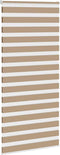 vidaXL - Zebra - Blind - 110x200 - cm - stofbreedte - 105,9 - cm - polyester - zandbruin