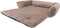 District 70 NUZZLE - Zachte Hondenmand Voor Op De Bank - Large 85 x 75 cm - Taupe