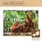 Puzzel Colorbaby Orangutan 6 Stuks 68 x 50 x 0,1 cm