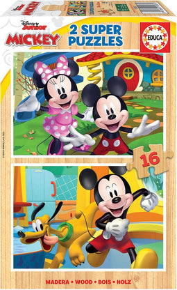 Puzzel Educa Mickey & Minnie ( 2 x 16 pcs)