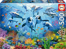 Puzzel Educa Party under the sea 500 Onderdelen