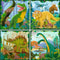 Puzzle UP! Dinosaurier von Ravensburger, 12004003 - 4 Puzzles mit 25, 36, 42, 56 Teilen zum Kombinieren und mit extra Wissensheft, für Dino-Fans im Alter von 4 Jahren