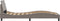 vidaXL - Bedframe - met - hoofdeinde - zonder - matras - 80x200 - cm - stof - taupe
