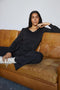 OBJECT OBJANNIE - L/S V-Neck Top - Jersey met stretch - Maat XS