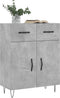 vidaXL - Dressoir - 69,5x34x90 - cm - bewerkt - hout - betongrijs