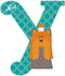 Sevi Dierenletter Y 10 Cm Blauw