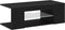 vidaXL - TV-meubel - met - LED-verlichting - - - Zwart - Eiken - - - 90x39x30 - cm - - - Geengineerd - Hout