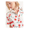 Red striped midi shirt dress - Maat XL