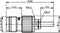 Telegärtner 100023795 100023795 TNC-connector Bus, recht 50 Ω 1 stuk(s)